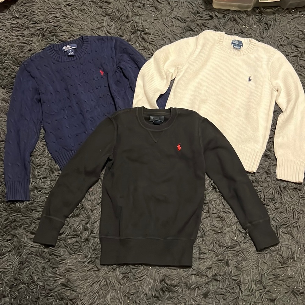 Polo Ralph Lauren Boys Sweaters (3) Size S